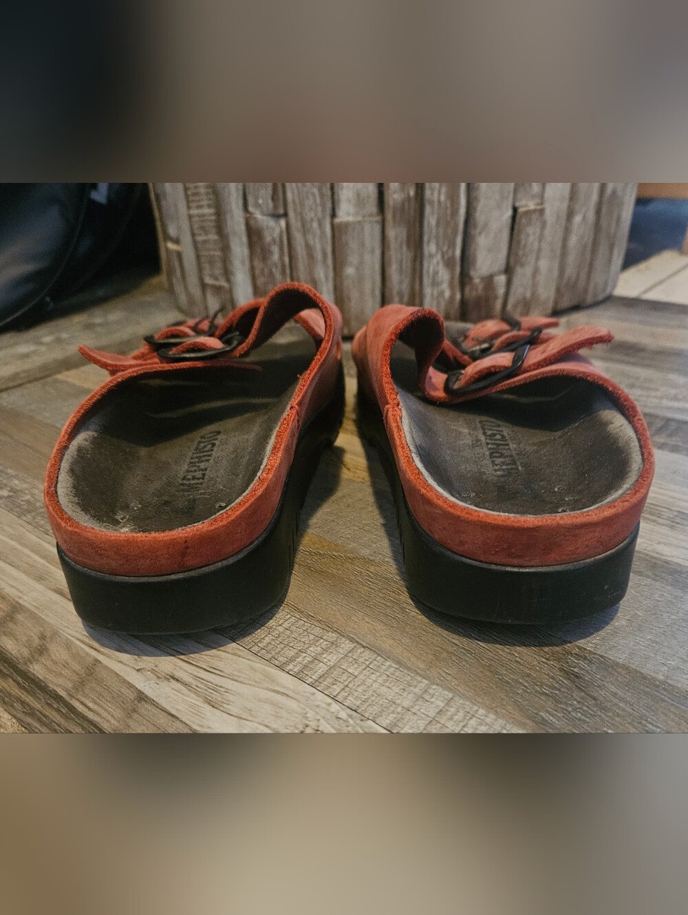Mephisto Zach Fit sandals in red suede . 36 - Picture 4 of 12